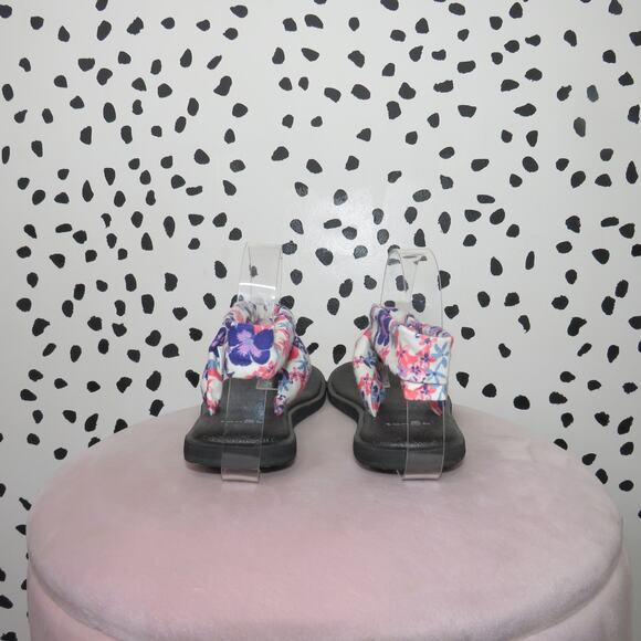 Sanuk Yoga Ella Floral Print Slingback Sandals - Picture 6 of 9